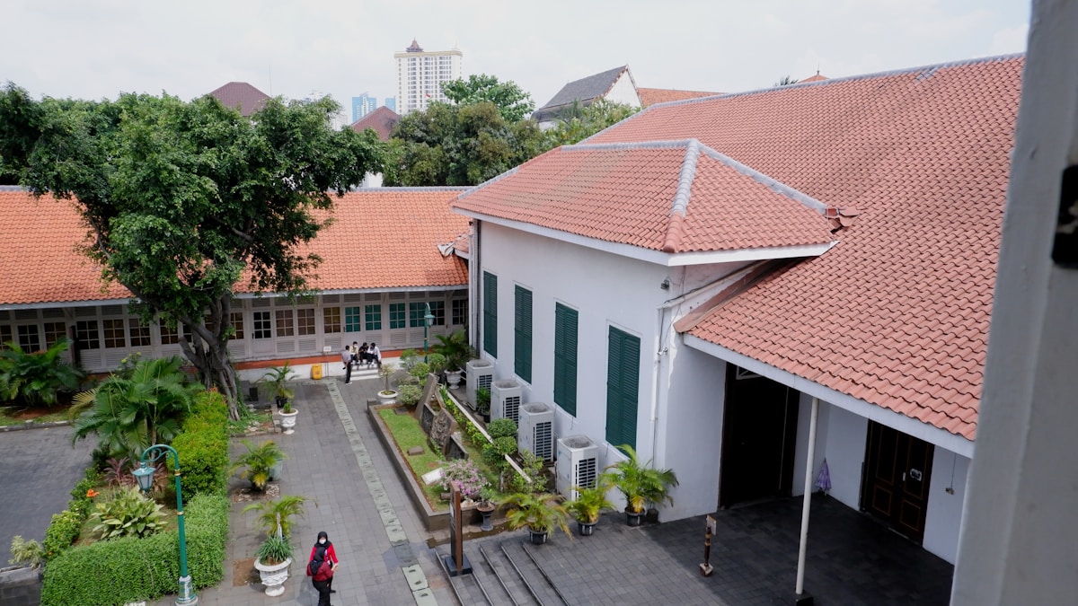 Museum Fatahillah colonial building with red roof, Kota Tua, Jakarta, Indonesia